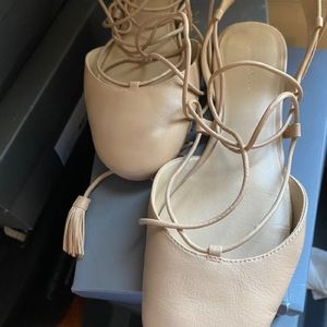 Mackenzie Laceup Ballet Flats